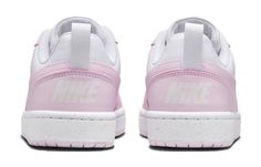 (GS) Nike Court Borough Low Recraft 'White Pink Foam' DV5456-105 Nike Court Borough Low, Nike Court Borough, Limited Edition Sneakers, Sneaker Collection, Sport Sneakers, Nike, Sneakers, Pink, White