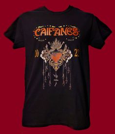 Caifanes ,Rock Mexicano Band , Black T-shirt ,For Men (DTP) 2022 tour black color.... (DTP) 100% Cotton brand new gildan Black T-shirt For Festival Fan Merchandise, Black Graphic Print Shirt For Festival, Black Band Merch T-shirt For Festival, Black Band Merch Top For Festival, Black Screen Print Tops For Festival, Black Short Sleeve T-shirt For Festival, Black Letter Print Tops For Festival, Black Band Merch Tops For Festival, Black Graphic Tee For Festivals