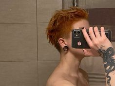 Ginger Undercut, Transmasc Haircut, Queer Hair, Androgynous Hair, Hair Inspiration Short, Punk Hair, Shot Hair Styles, Alternative Hair, Short Hair Haircuts