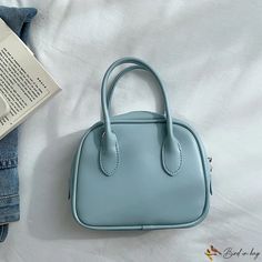 Bird in Bag - Bags women's bags spring new ladies shoulder bag fashion trend crossbody bag macaroon handbag Trendy Light Blue Bag With Detachable Handle, Trendy Light Blue Shoulder Bag With Large Capacity, Trendy Light Blue Large Capacity Shoulder Bag, Portable Satchel Shoulder Bag For Spring, Blue Top Handle Shoulder Bag For Spring, Trendy Solid Color Shoulder Bag For Spring, Trendy Solid Color Spring Shoulder Bag, Light Blue Crossbody Shoulder Bag For Spring, Trendy Light Blue Shoulder Bag With Double Handle