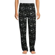 The pumpkin king is back and ready to inspire some dreams (or nightmares) with The Nightmare Before Christmas graphic sleep pants. Featuring an allover print with jack skellington's smile for the perfect halloween-inspired look when it's time to head to bed. Even if you're just binge-watching your favorite movie, these sleep pants are here to surround you in spooky yet satisfying comfort. Size: XL.  Color: Black.  Gender: male.  Age Group: adult. Christmas Nightmare Before Christmas, King Is Back, Mens Pyjama Bottoms, The Pumpkin King, Pumpkin King, Nightmare Before Christmas Jack, Christmas Graphic, Favorite Movie, Sleep Pants