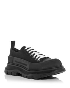 Alexander McQUEEN Men's Tread Slick Low Top Sneakers Alexander Mcqueen Tread Slick Outfit, Tread Slick Outfit, Alexander Mcqueen Tread Slick, Alexander Mcqueen Men, Low Top Sneakers, Sneakers Online, Room Aesthetic, Sneakers Black, Air Max Sneakers