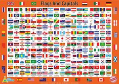 the flags and capitals of the world