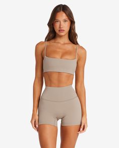 Isabelle Mathers, Nude Shorts, Petite Leggings, Workout Inspo, Athleisure Style, Playsuit Dress, Workout Fits, Shop Boutique, Bandeau Dress