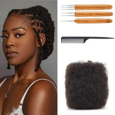 PRICES MAY VARY. 【Real Afro Kinky Hair Bulk 】8 Inch Afro kinky human hair bulk for dreadlocks. Natural look, soft and skin-friendly, Exactly match your own hair's texture. Can be bleached and dyed. 【Kinky Bulk Human Hair for Braiding】These 2 packs afro kinky hair bulk are 1.06 oz.(30 gram) / Pack, They can be braided into your own hair directly. Usually, 3 Packs can make full head for most people. 【High-Quality】100% Soft Human Hair - Our Afro kinky human hair behaves like your own, matching your Extension Twists, Afro Bulk Twist, Afro Bulk Twist Hairstyles, Braids With Crochet, Loc Updo Styles Long, Loc Updo Styles Short, Loc Styles Medium Updo Women, Natural Braid Styles, Twists Braids