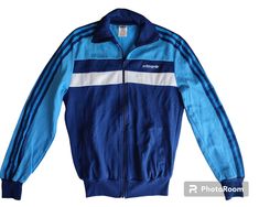 Adidas vintage jacket men size s close fit excellent condition 10/10 worldwide shipping armpit width 48 cm length 66 cm do not hesitate for any questions Blue Adidas Long Sleeve Outerwear, Blue Adidas Sports Windbreaker, Adidas Vintage Jacket, Vintage Jacket Men, Blue Adidas Logo Sportswear Track Jacket, Vintage Blue Adidas Jacket, Vintage Blue Long Sleeve Windbreaker, Adidas Vintage, Vintage Adidas