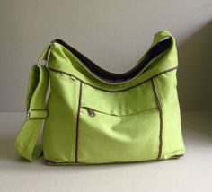 Sale Pear Canvas Messenger Bag diaper tote purse by tippythai Rectangular Green Diaper Bag For Everyday Use, Green Tote Diaper Bag For Everyday Use, Everyday Green Tote Diaper Bag, Green Diaper Bag With Removable Pouch For Everyday Use, Green Diaper Bag With Adjustable Strap For Everyday Use, Green Everyday Diaper Bag With Adjustable Strap, Everyday Green Diaper Bag With Adjustable Strap, Green Diaper Bag With Adjustable Strap, Green Cotton Hobo Bag For Travel