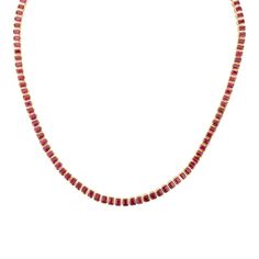 22.68 Carat Natural Ruby Engagement Choker Necklace in 18K Gold studded with octagon cut ruby of 22.68 carats. This stunning piece of jewelry instantly elevates a casual look or dressy outfit.  Ruby improves mental strength. Designed with a octagon cut ruby set in bezel settings making a necklace to make you stand out of the crowd. This is a perfect July birthstone necklace, Grandma Gift, Bridal Shower Gift, Mom Gift, Gift For Sister, Mother Daughter Gift, Bride To Be Gift, Bridesmaid Gift, Anniversary Gift, Friendsgiving Gift, Engagement Gift, Wedding Gift, Mother's Day Gift or any Holiday Gift for Mother, Sister, Daughter, Grandma, Fiancé, Girlfriend, Valentine, Family or Friend on your list.  PRODUCT DETAILS :-  Material - 18K Solid Yellow Gold Gemstone - Ruby Gemstone Weight - 22.68 ct Formal Octagon Ruby Jewelry, 14k Gold Choker Necklace, Gemstone Choker Necklace, Sterling Silver Choker Necklace, Ruby Set, Dressy Outfit, Diamond Choker Necklace, Metal Choker, Sterling Silver Choker