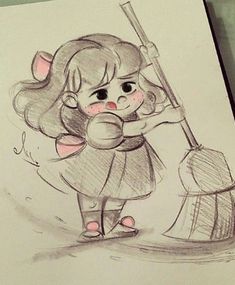 Disney Drawings Sketches, 얼굴 드로잉, Disney Art Drawings, Cute Sketches, Cartoon Sketches, Girly Drawings, Cutie Pie, Cool Art Drawings