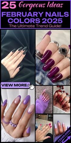 Nails For February 2025, Dip Powder Nails February, February Nails 2025, February 2025 Nails, Valentine Nail Colors, Winter Nails Dip Powder Colors 2023, Nail Color 2025, February Nails Ideas 2025, Winter 2025 Nail Colors