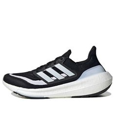 adidas UltraBoost Light Running Shoes 'Core Black White' HQ6340 Light Running Shoes, Adidas Ultraboost, Adidas Ultra Boost, Ultra Boost, Stylish Sneakers, Perfect Pair, Your Perfect, Running Shoes, Black White