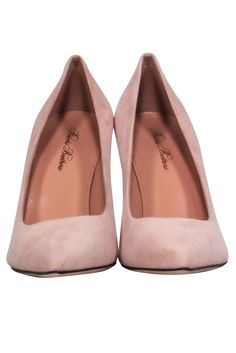 Slip on some classic style with these precious pumps from Brooks Brothers! Created with oh-so-soft suede in an ethereal blush hue, these pointed toe beauties will bring a timeless touch to your next swanky soiree or cocktail party. Channel your inner Jackie O when you pair these luxe heels with a floral A-line frock and chic little pearl necklace. Suede upper Made in Italy Slip-on Pointed toe Skinny heel Leather sole and footbed w/ no wear Heel 3.5" French Girl Chic, Chic Shop, Jackie O, Buy Shoes Online, French Girl, Rose Water, Touch Up, Brooks Brothers, Soft Suede