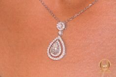 "Title - 1.32Ct 7x5mm Pear Sparkle Moissanite Water Drop Pendant 0.79ct Natural Diamond On Side Bride Necklaces 18\" 18K White Gold Chain for Women Click for HDR video: - https://youtu.be/nfqjR9Fyghg ▶ Metals Details: * It can be done in 09KT/10KT/14KT/18KT Gold on your request . * Metal Tone can be done in Yellow, White & Rose. ▶ Moissanite Details: * Color/Clarity: Colorless EF/VVS1 . * Shape - Pear SHAPE Cut Moissanite in center and shank have round moissanite * Weight & Sizes :0.92Ct , 7x5mm Wedding Diamond Necklace Teardrop Vvs Clarity, Gia Certified Diamond White Teardrop Jewelry, Gia Certified Teardrop Diamond White Jewelry, Gia Certified Diamond Drop Jewelry, Gold Chain For Women, Bride Necklace, White Gold Chain, Chain For Women, White Gold Chains