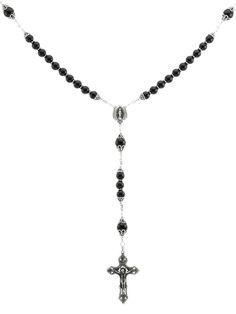 Handmade Sterling Silver Traditional Rosary. Made with Sterling Silver heavy gauge wire, Sterling Silver beads, a sterling silver Miracle Medal and a Sterling Silver Crucifix and Semi-Precious 8 millimeter Round Black Onyx Stone Beads. The size of the Crucifix is 2" inches and 7/8 of an inch by 1" inch and a 1/4 of an inch and the Miracle Medal is 3/4" of an inch by 9/16" of an inch. Length: Approximate 28" and a 1/2 inches. It includes a Rosary and a Divine Mercy Chaplet Prayer pocket booklets. Divine Mercy Chaplet Prayer, Silver Rosary, Rosary Necklace, Black Onyx Stone, Medallion Necklace, Miraculous Medal, Necklace Black, Onyx Stone, Prayer Beads