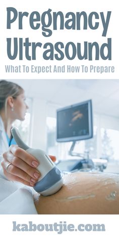 a woman is using an iron on the back of her stomach with text overlay that reads, pregancy ultrasound what to expect and how to prepare