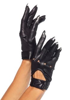 Snow White Huntsman, Claw Gloves, Black Claws, Pirate Wench, Gloves Black, Toddler Halloween, Motorcycle Gloves, Leg Avenue, Costume Shop