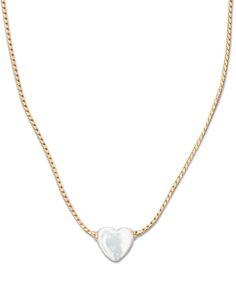 Ocean Heart – Kiel James Patrick Dainty Heart Necklace With Pearl Chain, Delicate Heart-shaped Pearl Charm Necklace, Dainty Pearl Heart Charm Necklace, Delicate Pearl Heart Necklace, White Heart Pendant Necklace With Pearl Drop, Delicate Pearl Necklace With Heart Charm, Delicate Pearl Necklace With Heart Charm And Pendant, Delicate Heart-shaped Pearl Necklaces, Dainty Pearl Heart Beads Necklace