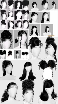 Hairstyle Hairstyles With Curled Hair, Quick Curly Hairstyles, Mixed Curly Hair, Easy Hairstyles For Thick Hair, Hair Inspiration Long, Quick Natural Hair Styles, Cute Curly Hairstyles, Hairstyles For Layered Hair, Quick Braided Hairstyles