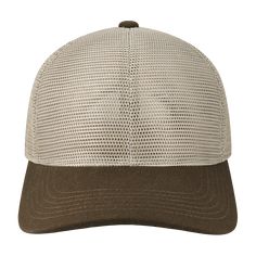 This all-mesh, mid-profile hat provides the ultimate breathability even on the hottest of days! The crown features two layers of mesh helping keep your hat's shape. Find the right fit with the snapback closure and stay cool. Fabric: Stiff Mesh Shape: 6-Panel Mid Crown Closure: Snap Size: OSFA Visor: Slightly curved solid brim Details: Stiff double layered mesh; Fine-gauge cotton canvas brim Imported Adjustable Mesh Trucker Hat With Curved Visor, Adjustable Baseball Cap With Breathable Mesh And Curved Visor, Adjustable Snapback Hat With Curved Bill And Breathable Mesh, Mesh Snapback Hat One Size, Adjustable Mesh Baseball Cap With Curved Visor, Adjustable Trucker Baseball Cap With Breathable Mesh, Adjustable Mesh Snapback Hat With Curved Visor, Mesh Trucker Baseball Cap For Outdoor, Lightweight Mesh Snapback Trucker Hat