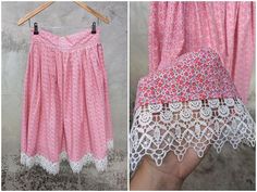 ◾◽ check out my other shop: https://dasfundstueck.etsy.com for 180+ reviews and many great vintage pieces on sale letting go of my old stock in Germany, 'cause I'm moving back to Portugal ◽◾ handmade skirt with lace hem zipper on the back length: 71cm waist width: 35cm due to the second hand nature of these items, please note they may show natural signs of wear it has a little hole (see picture) the color on the screen may differ slightly from the real color ◾◽ please read the faq's before purch Handmade Skirts, Floral Midi Skirt, Lace Hem, Vintage Pieces, Pink Floral, Midi Skirt, Second Hand, Womens Skirt, Two By Two