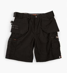 Discontinued. Limited stock.

Herock of Belgium makes these shorts from a comfortable medium-weight (260g/m², about 7.7 oz) poly/cotton blend treated with an advanced coating that helps repel dirt, sawdust and liquids. 

Double or triple stitching along high-stress points such as the inseam and bar-tack stitching at pocket corners provide reinforcement where it’s needed most. Sixteen pockets in a range of shapes and sizes let you tote a surprising amount of gear while keeping items organized and Lee Valley Tools, Lee Valley, Fabric Belt, The Pouch, Limited Stock, Medium Weight, Cargo Shorts, Pocket Pouch, Belgium