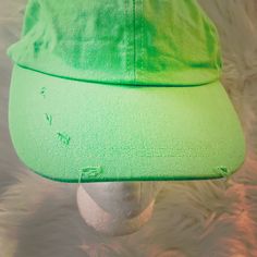 Nwt, Os, Velcro To Adjust Hat, Simple & Cute, Wear Walking, Exercise Or Hangouts Etc Spring Distressed Adjustable Baseball Cap, Distressed Adjustable Baseball Cap For Spring, Distressed Adjustable Spring Baseball Cap, Summer Solid Dad Hat One Size Fits Most, Solid Summer Dad Hat, Distressed Baseball Cap For Summer, Distressed Green Cap Hat, Green Distressed Cap, Summer Distressed Dad Hat With Curved Brim