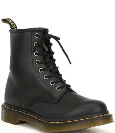 Dr. Martens Women's 1460 Black Nappa Combat Boots | Dillard's Doc Martens Combat Boots, Dr Martin Boots, Leather Combat Boots Women, Black Doc Martens, Combat Boots Women, Gardening Shoes, Doc Martens Women, Doc Marten Boot, Dr Martens Womens