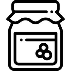 a jar filled with water and two buttons on the front, in black and white