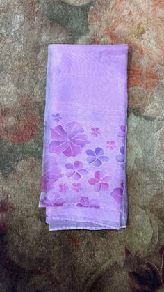 Lilac semi organza saree Sarees For Farewell, Lilac Saree, Farewell Saree, Floral Print Saree, Farewell Sarees, Kids Wear Boys, Floral Print Sarees, Organza Blouse, Print Saree