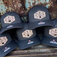 This customized hat is great for every Lineman who works hard to keep our power on. The leather patch in front will come with your Initials on either side of the cross arrows and your state on the bottom. The Lineman will sit on top. If you are looking for a different emblem please let us know and we will see if we can find it. This is a one size fits most, adjustable snap back Richardson original 112 trucker hat in gray and black. We can use any country/state on these hats. If you need one not Lineman Graduation Gifts, Custom Outdoor Hat With Flat Bill, Custom Flat Bill Hat For Outdoor, Flat Bill Snapback Hat For Camping, Adjustable Snapback Hat For Outdoor Work, Custom Outdoor Snapback Hat, Custom Outdoor Baseball Cap With Flat Bill, Custom Flat Brim Snapback Hat For Outdoor, Custom Flat Brim Trucker Hat For Outdoor