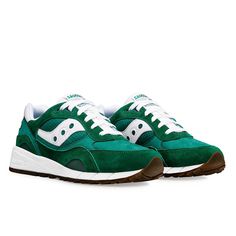 Shadow 6000 Ivy Prep, Green | White Classic Green Sneakers For Streetwear, Retro Green Sneakers With Cushioned Footbed, Saucony Sneakers, Saucony Shoes, Kids Sale, Lifestyle Clothing, Retro Color, Mini Me, Kelly Green