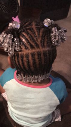 Hairstyles For 1 Year Baby Girl Black, Baby Braid Styles, Kiddie Hairstyles, Cute Toddler Hairstyles, Biracial Hair