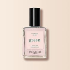 A white nail polish from the Green™ () range with an iridescent pink shimmer. A soft, glossy pink with an iridescent shimmer and a touch of natural light. Ongles Beiges, Natural Nail Polish, Green Polish, Clean Vegan, Green Nail Polish, Beige Nails, Pink Nail Polish, Pink Sand, Nail Polish Remover