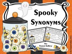 the spooky syonyms activity pack