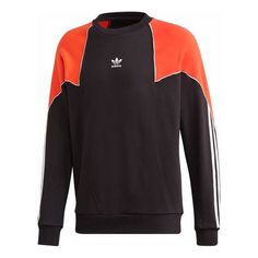 Adidas originals B Trf Ab Crew Colorblock Casual Sports Pullover Black GE0807 (Men's) Black Athleisure Tops With Contrast Color, Casual Sweatshirt With Contrast Panels For Streetwear, Casual Sports Sweatshirt With Contrast Color, Black Athleisure Sweatshirt For Sports Events, Casual Sweatshirt With Contrast Color For Sports, Black Sportswear Sweatshirt For College, Color Block Athleisure Sweatshirt For Sports, Athleisure Color Block Sweatshirt For Sports, Functional Black Sweatshirt For Sports