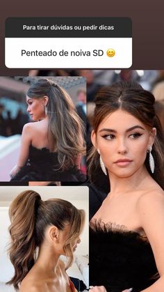 Soft Dramatic Hair, Dramatic Hair, Soft Dramatic, Dramatic Style, Soft Autumn, Penteado Cabelo Curto, Style Guides, Natural Hair Styles, Wedding Day