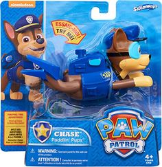 the paw patrol action figure is in its package