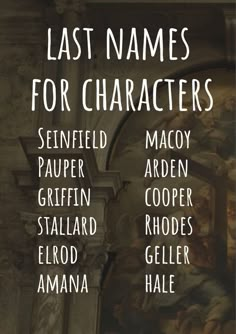 the last names for characters in shakespeare's play