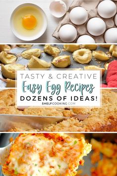 tasty and creative easy egg recipes for dozens of ideas that are sure to make