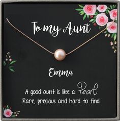 Aunt Necklace, Aunt Gift, Aunt jewelry, gifts for Aunt, Auntie Necklace, New Aunt, auntie gifts, best aunt ever, gifts for aunts Teacher Accessories, Imagination Station, Future Teacher, Stylish Top, Pearl Necklaces, Preschool Teacher, Handmade Jewelry Gift, Felt Hearts, The Pearl