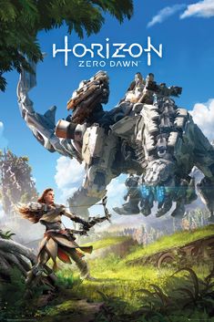 the movie poster for horizon zero dawn