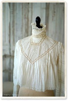 Edwardian Sewing, Edwardian Shirt, Edwardian Gowns, 19th Century Dress, Bower Bird, History Bounding, Find Style