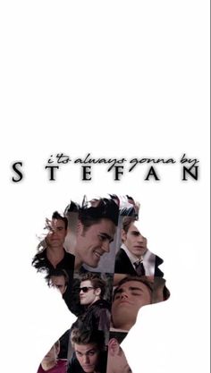 a collage of photos with the words, it's always you in steffan