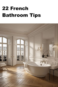 From Paris with Love_ 22 Ways to Craft an Elegant Bathroom Aesthetic Euro Bathroom Ideas, French Contemporary Bathroom, Elegant Master Bathrooms Luxury, Beautiful Bathrooms Luxury, Modern French Bathroom