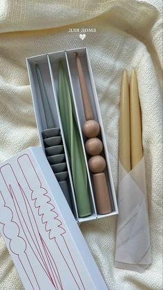 an open box with several different types of utensils in it