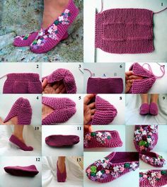 instructions to crochet slippers and booties