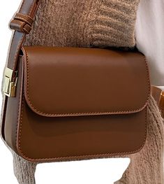 Large Capacity Brown Clutch Bag, Trendy Brown Business Bag, Brown Solid Color Shoulder Satchel, Brown Solid Color Crossbody Bag, Brown Solid Color Satchel Shoulder Bag, Brown Satchel Shoulder Bag With Solid Color, Trendy Brown Flap Bag With Large Capacity, Brown Flap Bag With Mobile Phone Pocket For Office, Brown Office Flap Bag With Mobile Phone Pocket