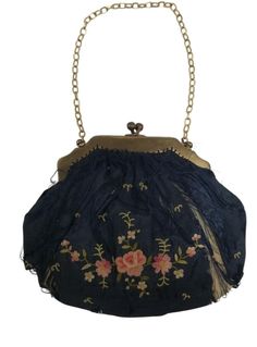 Elevate your style with this exquisite antique hand-embroidered silk purse dating back to 1910, a true testament to the craftsmanship of a bygone era. The intricate embroidery on the silk fabric reflects the artistry and attention to detail that was characteristic of the time. This timeless piece not only serves as a fashion statement but also carries with it a rich history. Embrace a touch of vintage elegance with this Frank 1910 antique silk purse, a unique accessory that transcends trends and Embroidered Purse, Silk Purse, Tambour Embroidery, Van Nuys, Vintage Elegance, Bygone Era, Intricate Embroidery, Chain Stitch, Embroidered Silk