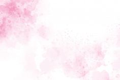 pink watercolor paint splattered on white paper with space for text or image