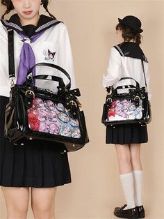 Top Seller for Lolita Backpack Doll Bag Handbag Girls JK Uniform Itbag Crossbody Shoulder Bag , Women bags Harajuku Style Shoulder Bag For Students, Harajuku Style School Shoulder Bag With Removable Pouch, Harajuku Style Crossbody Bag With Removable Pouch, Harajuku Style Tote Satchel For School, Harajuku Style Handheld School Shoulder Bag, Harajuku Style Shoulder Shopping Bag, Cute Shoulder Bag For School, Harajuku Style Handheld School Bag, Student Bag With Adjustable Strap